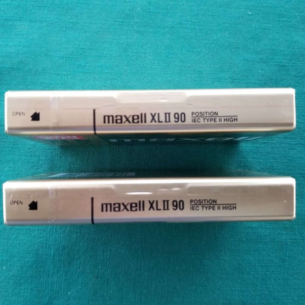 2 Maxell XLII IEC Type II 90 Min. High Bias Audio Cassette Tapes - Picture 5 of 7
